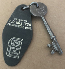 Vintage SINTON HOTEL Key Fob #428 CINCINNATI OH Shoeless Joe Jackson BLACKSOX picture