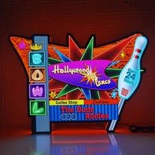 The Big Lebowski Topper Led Lightbox for The Dutch Pinball Pinball Machine picture