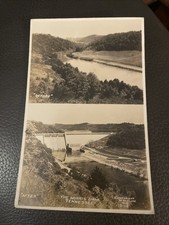 C1938 RPPC Norris Dam Clinch River Before and After TN Postcard picture