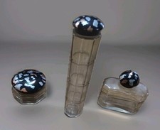 VTG 1920s-30s Deco style glass vanity set picture