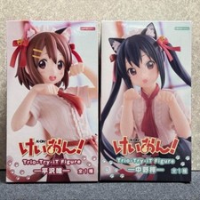 K-ON Trio-Try-iT Figure Yui Hirasawa ＆ Azusa Nakano Set Height 8.2 inch Furyu picture