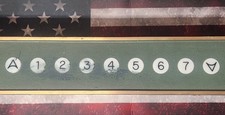 Vintage Elevator Lobby Position Indicator (PI) From A 100 Year Old Building picture