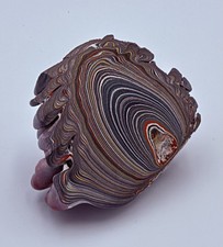 28g Toledo Ohio Jeep Wrangler Fordite Jeepite Motor Agate Paint Slag Geode picture