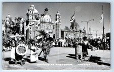 RPPC Basilica de Guadalupe - Festival - MEXICO D.F. Postcard picture