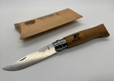 Opinel No. 08 XP Metal Detectors Folding Pocket Knife Oak Handle 3.51