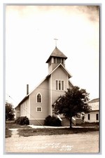 RPPC Catholic Church Highmore South Dakota SD UNP Postcard Z13 picture