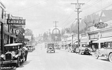 Street View Auto Garage Drug Store Dunsmuir California CA - Reprint picture