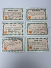 Vintage 1940s Novelty Certificates Lot Matrimonial Pants License Vamp Etc.  picture