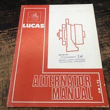 Lucas Alternator Manual AM1.72 Australian  picture