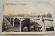 Mulberry Street Bridge ~ Harrisburg Pennsylvania PA ~ Antique Postcard picture