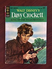 Walt Disney's Davey Crockett #1 (Gold Key 1963) Silver Age Western 4.0 VG picture
