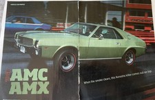 1968 AMC AMX 390 V8 5 pg ROAD TEST - GREEN  picture