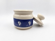 Morton Salt Cellar Vintage “When It Rains It Pours” Umbrella Girl Logo picture