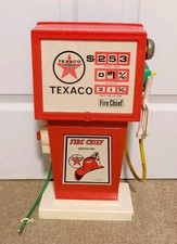Rare Vintage Texaco Fire Chief Plastic Gas Pump H-G Toys Original  picture