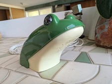 Vintage 80s Ken-Tech Green Frog Flip Phone - Eyes Light Up CUTE AF picture