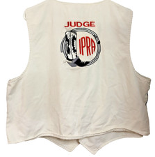 IPRA Rodeo Judge Vest | Authentic Western Arena Official Uniform USA Vintage picture