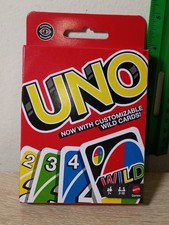 UNO Classic Card Game Mattel 112 Cards 2-7 Players Customizable Wild picture