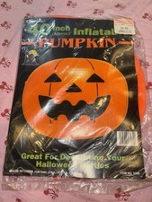 Vintage 40 Inch Inflatable Pumpkin New Never Opened Original Packaging picture