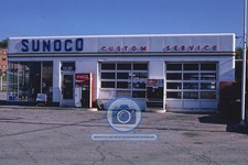 SHERWOOD SUNOCO GAS STATION DANVILLE VIRGINIA 1982 4X6 PHOTO picture
