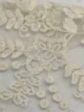 FABULOUS ANTIQUE LACE FRAGMENT. (L56) picture