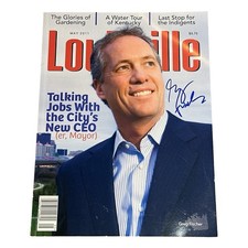 Former Louisville KY Mayor Greg Fisher Signed Autograph 2011 Local Magazine picture