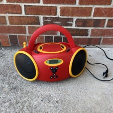 Disney Mickey Mouse Vintage CD Player Boombox AM FM Radio With Adapter DB3000-C picture