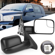 A Pair Heated Towing Mirrors Fit for Dodge for Ram 1500 2500 3500 picture