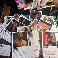 Over 130 celebrity 4 X 6 photos W/ Names And Quotes Star Wars Harry Potter Etc. picture