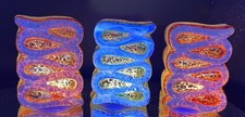 3 Mercury Glass Ribbon Swirl Candy Lighted Decor Valerie Parr Hill Style picture