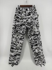 Rothco BDU Military Cargo Pants Mens Gray White City Digital Camo Small NWT picture
