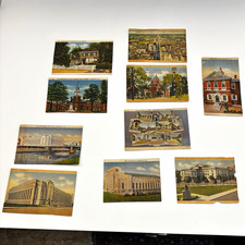 Vintage LOT (10) Philadelphia & Valley Forge PA Postcards 1952 (UPENN, etc) picture
