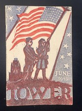 Vintage Original 1943 TOWER Yearbook, New Haven Connecticut WWll picture