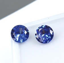 Blue Sapphire AAA+ Quality Certified Natural Loose Gemstone Round Cut 1.80 Ct picture