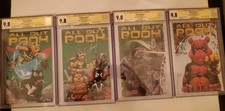All Out Pooh #1 4 Connecting Covers CGC 9.8 SS Marat Mychaels Signed  picture