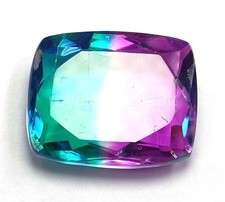 IGL Certified 129 Ct Natural Ametrine Cushion Cut Bi-Color Loose Gemstone 5OSQ picture