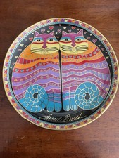 Laurel Burch Friendly Felines Limited Edition Plate Franklin Mint Fine Porcelain picture