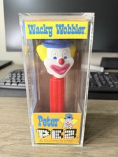 Funko Wacky Wobbler Peter PEZ Clown 2003 Vintage Bobblehead Original Box w Case picture