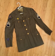 US Army Air Force World War 2 Wool Enlisted Service Jacket CBI 14th Air Force picture