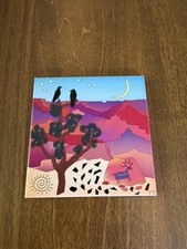 Canyon Ravens By Catherine Claxton 4 1/2 In Tile Square Ridgeway Graphics Sedona picture