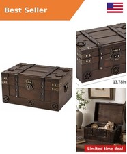 Vintage Treasure Box,Large Treasure Chest For Keepsakes picture