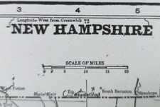 Vintage 1902 NEW HAMPSHIRE Map 11