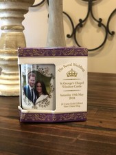 2018 ROYAL WEDDING of HARRY & MEGHAN Fine China COFFEE TEA MUG Cup 24k Gold picture