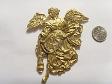MMA 2000 Metropolitan museum art Golden 3.5 inch Angel Christmas ornament 52101 picture