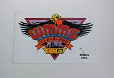 *NEW* WMMS 100.7 FM THE BUZZARD CLEVELAND ROCK RADIO VINTAGE NOS STICKER picture