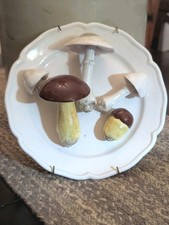 Vintage Este Ceramiche Italy 3D Mushroom Plate picture