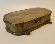 Beautiful Antique 18th – 19th Century Brass Tobacco Box picture