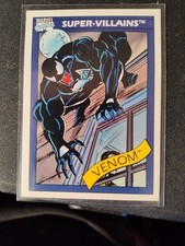 VENOM 1990 Impel Marvel Comics Universe Series 1 Super Villains Card #73 Mint. picture