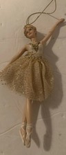 Ksa Inc Ballerina Ornament 6” Pink Gold Vintage 90’s Y2K Christmas Holiday picture