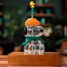 HOT TREND 2026 The Snoopy x Starbucks Glass Cold Cup (Pre-Order Check Note) picture
