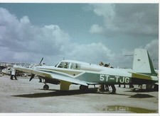 MOONEY 21 Aircraft (5T-TJG), LE BOURGET, France 1965 - A4 Print picture
